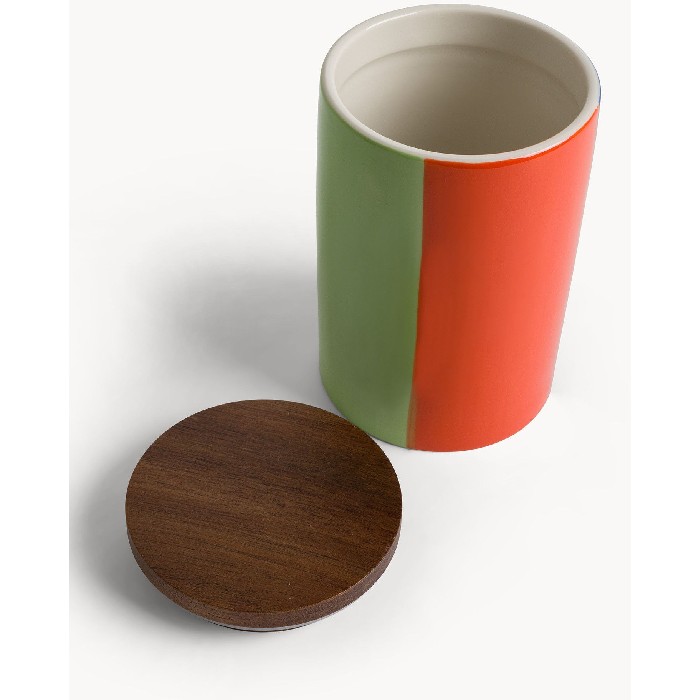kitchenware/food-storage/coincasa-striped-ceramic-jar-7469581