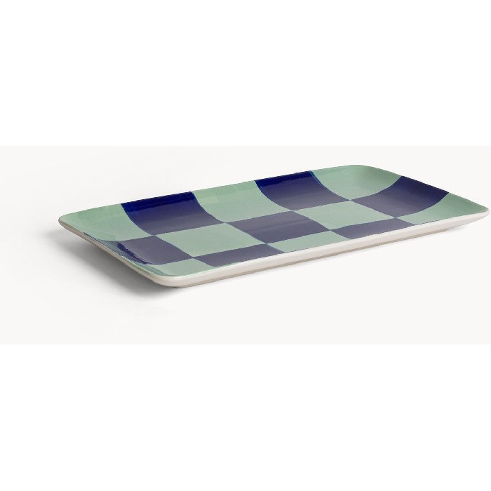 tableware/serveware/coincasa-checked-ceramic-tray-7469583