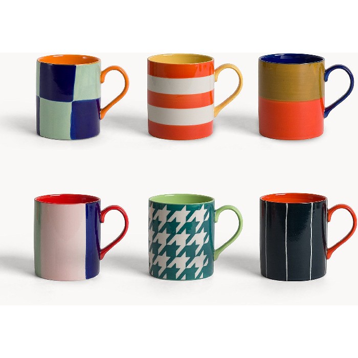 tableware/mugs-cups/coincasa-7469588-ceramic-mug-with-abstract-motifs