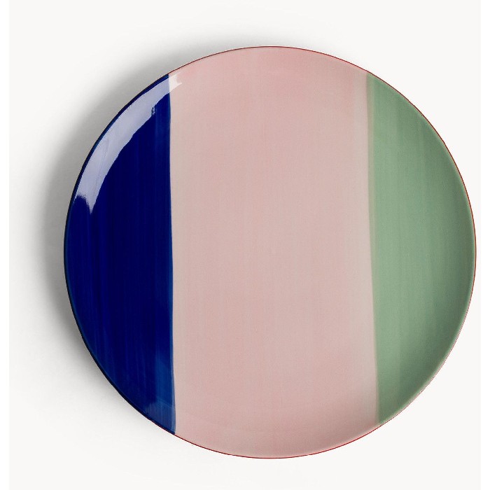 tableware/plates-bowls/coincasa-ceramic-dinner-plate-with-colored-stripes-7469602