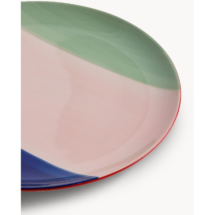 tableware/plates-bowls/coincasa-ceramic-dinner-plate-with-colored-stripes-7469602