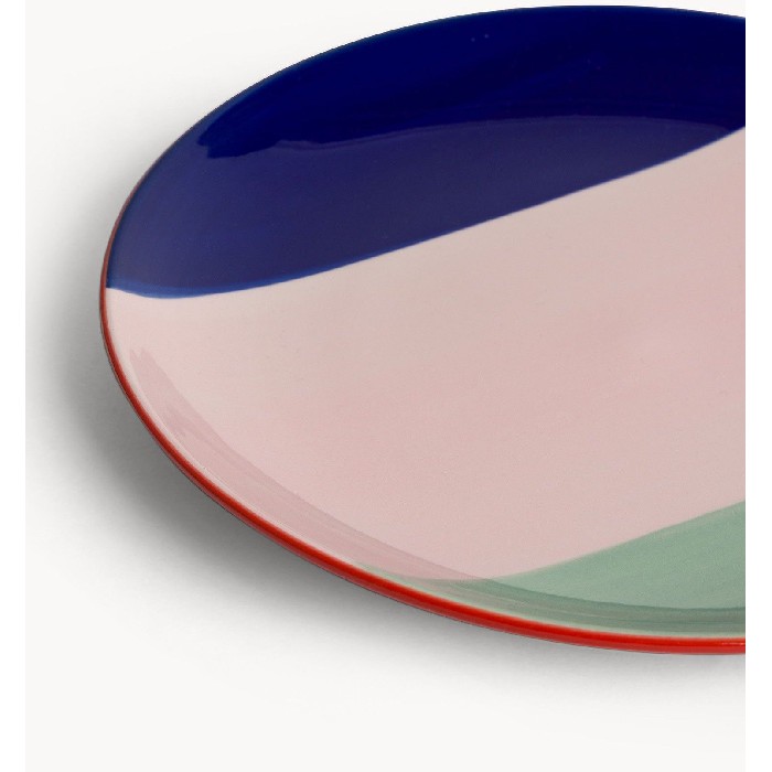 tableware/plates-bowls/coincasa-ceramic-fruit-plate-with-colored-stripes-7469606