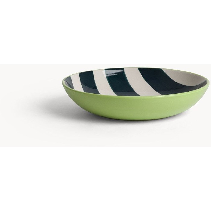 tableware/plates-bowls/coincasa-ceramic-deep-plate-with-stripes-7469608