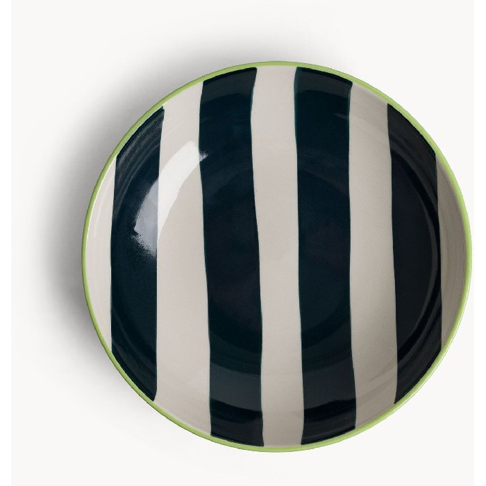 tableware/plates-bowls/coincasa-ceramic-deep-plate-with-stripes-7469608