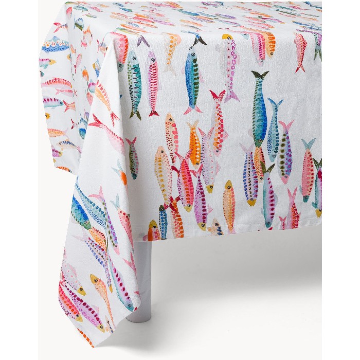 home-textiles/table-cloths-runners/coincasa-pure-cotton-panama-tablecloth-with-fish-print-7470244