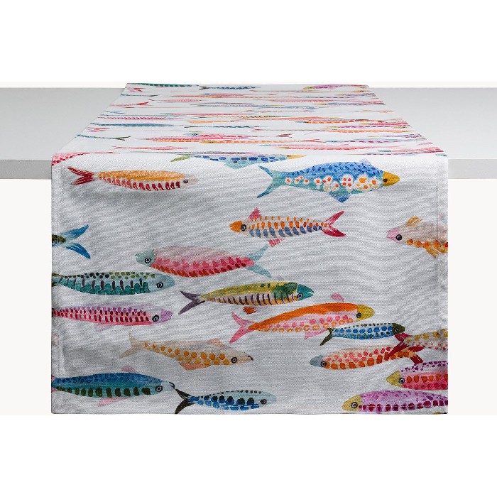 home-textiles/table-cloths-runners/coincasa-pure-cotton-panama-runner-with-fish-print