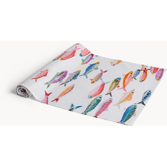 home-textiles/table-cloths-runners/coincasa-pure-cotton-panama-runner-with-fish-print
