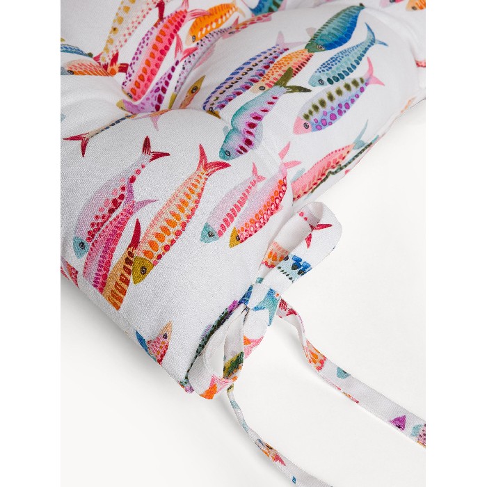 home-textiles/cushions-cushion-covers/coincasa-pure-cotton-chair-cushion-with-fish-print