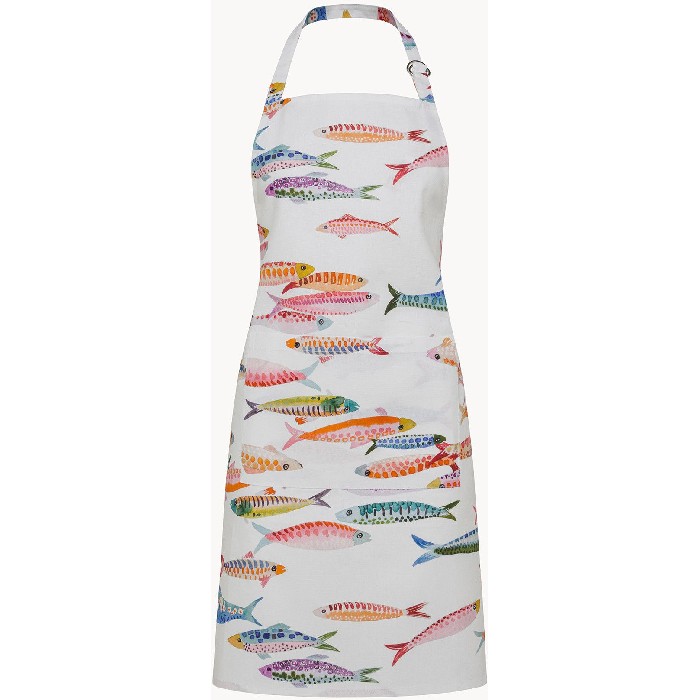 home-textiles/kitchen-textiles/coincasa-pure-cotton-panama-kitchen-apron-with-fish-print