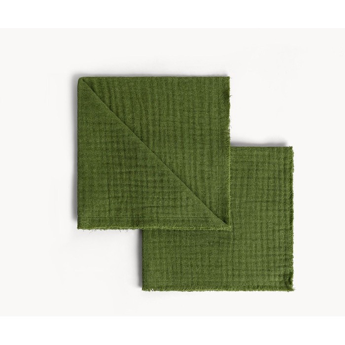 tableware/miscellaneous-tableware/coincasa-set-of-2-pure-cotton-muslin-napkins-7475144
