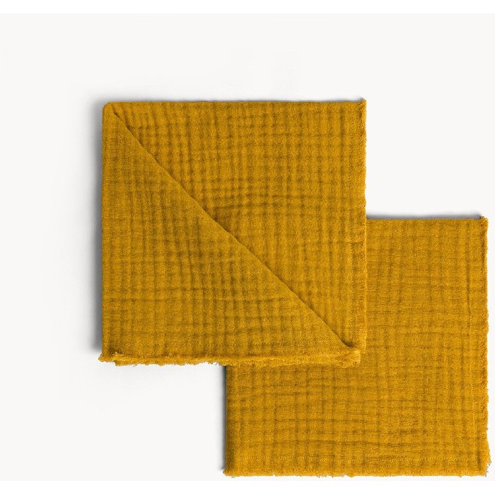 tableware/miscellaneous-tableware/coincasa-set-of-2-pure-cotton-muslin-napkins-7475146