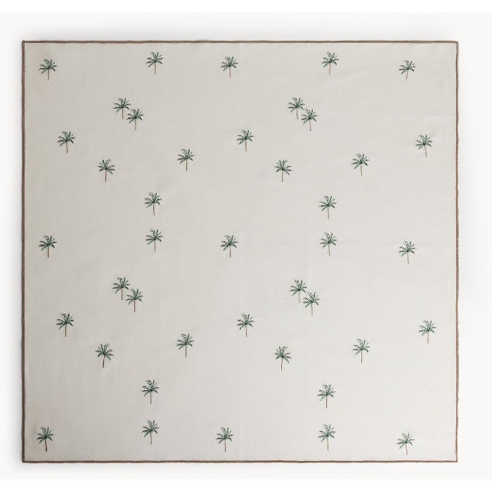 home-textiles/table-cloths-runners/coincasa-pure-cotton-centerpiece-with-embroidered-palms
