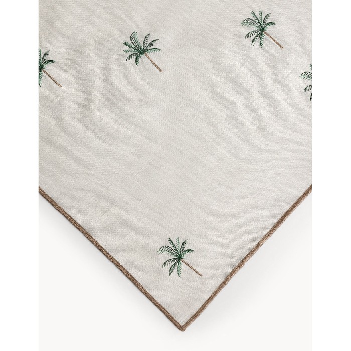 home-textiles/table-cloths-runners/coincasa-pure-cotton-centerpiece-with-embroidered-palms