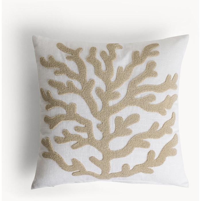 home-textiles/cushions-cushion-covers/coincasa-cotton-cushion-with-coral-embroidery-45x45cm-7475236