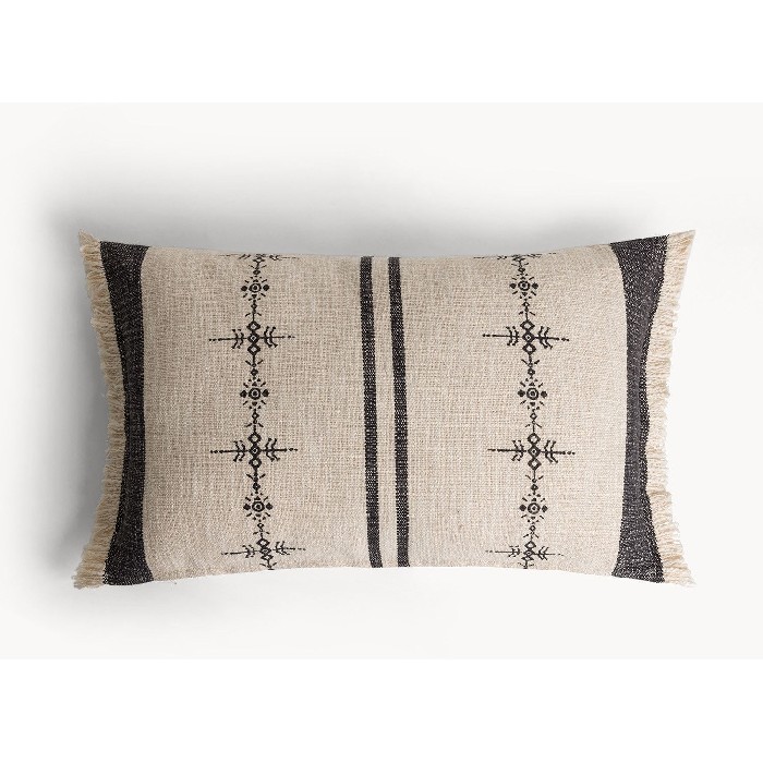 home-textiles/cushions-cushion-covers/coincasa-embroidered-cushion-with-fringes-35x55cm