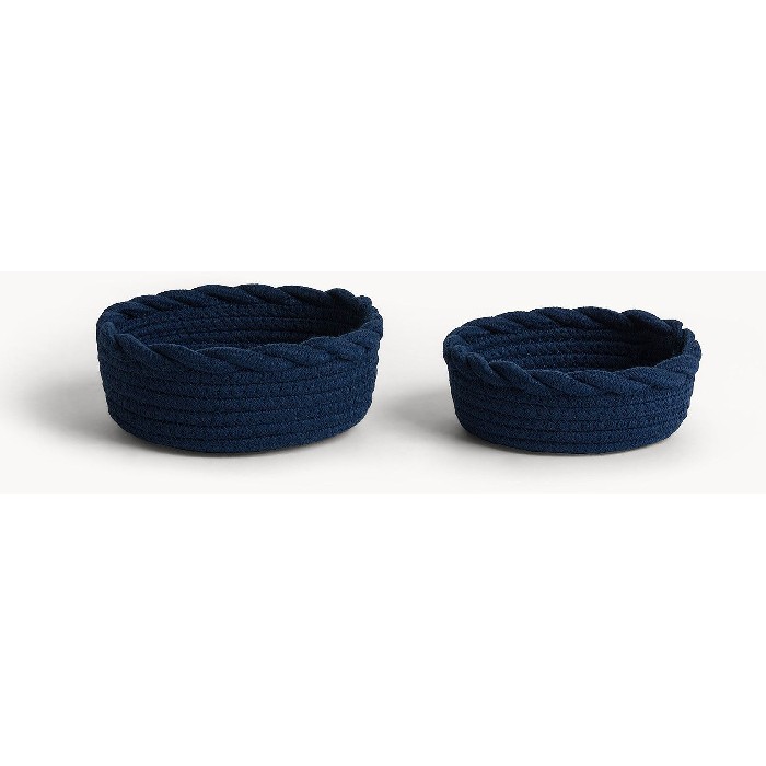tableware/centrepieces-fruit-bowls/coincasa-set-of-2-baskets-with-woven-edges