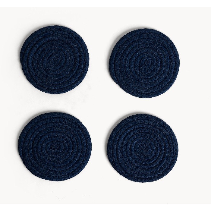 tableware/placemats-coasters-trivets/coincasa-set-of-4-woven-fabric-coasters