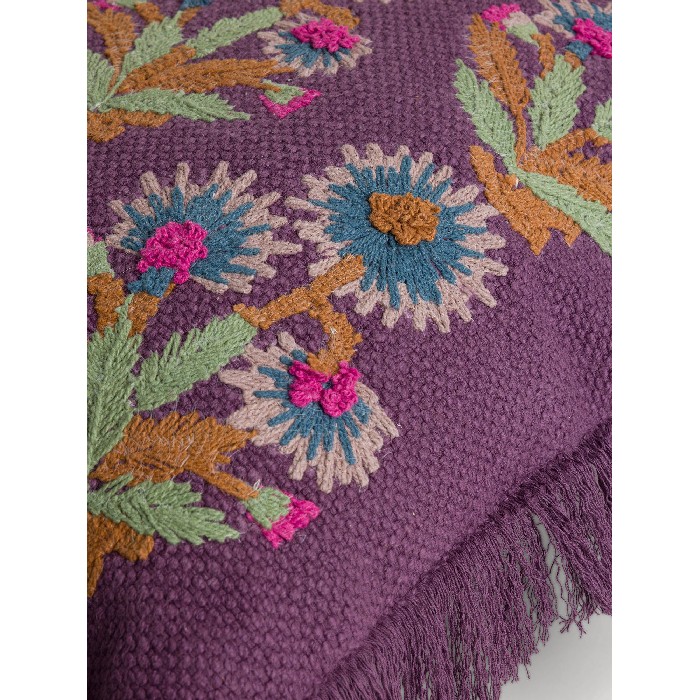 home-textiles/cushions-cushion-covers/coincasa-hand-embroidered-cotton-cushion-45x45cm-7475346