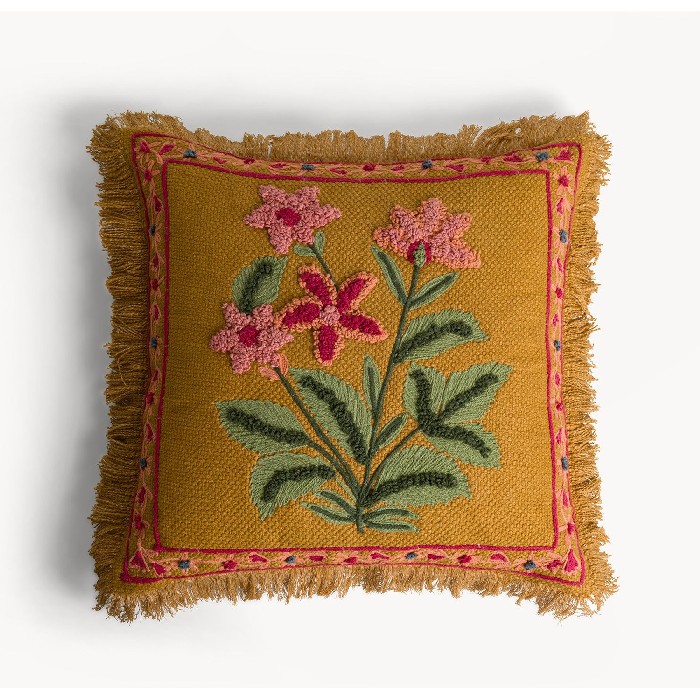 home-textiles/cushions-cushion-covers/coincasa-hand-embroidered-cotton-cushion-45x45cm-7475348