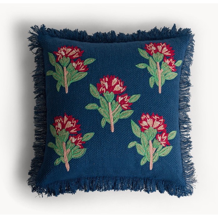 home-textiles/cushions-cushion-covers/coincasa-hand-embroidered-cotton-cushion-45x45cm-7475349