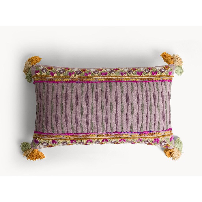 home-textiles/cushions-cushion-covers/coincasa-hand-embroidered-cotton-cushion-33x55cm-7475350