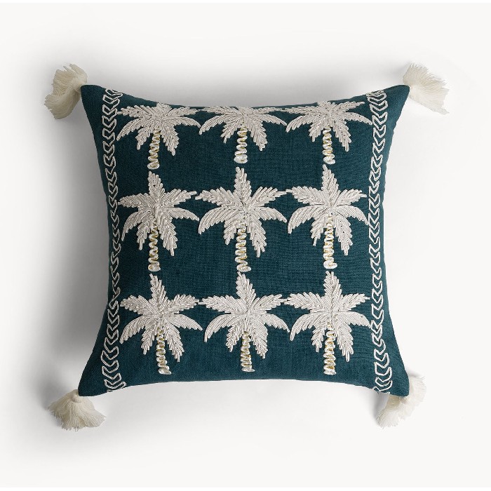 home-textiles/cushions-cushion-covers/coincasa-embroidered-cotton-cushion-45x45cm-7475380