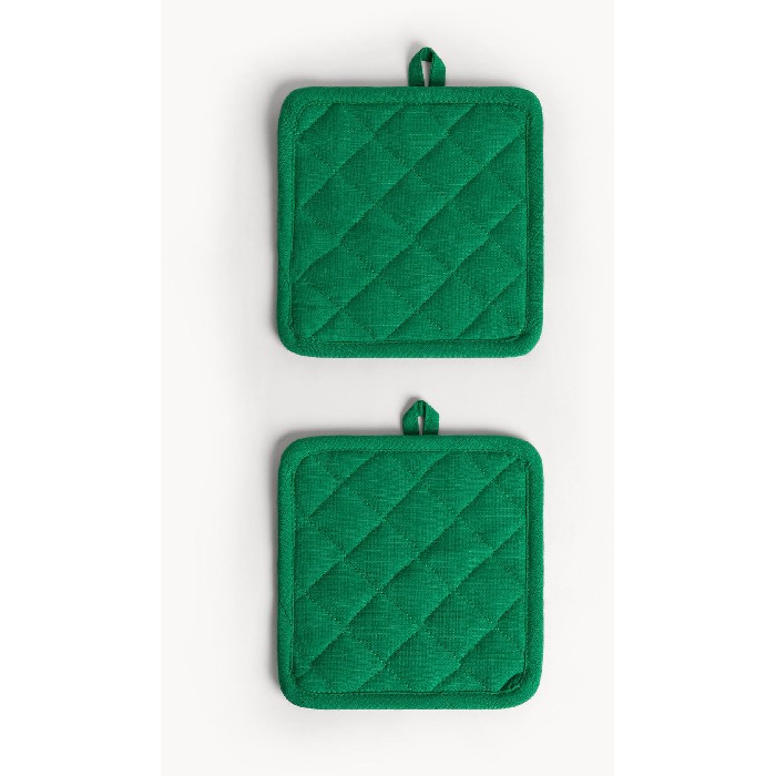 home-textiles/kitchen-textiles/coincasa-set-of-2-solid-cotton-slub-pot-holders