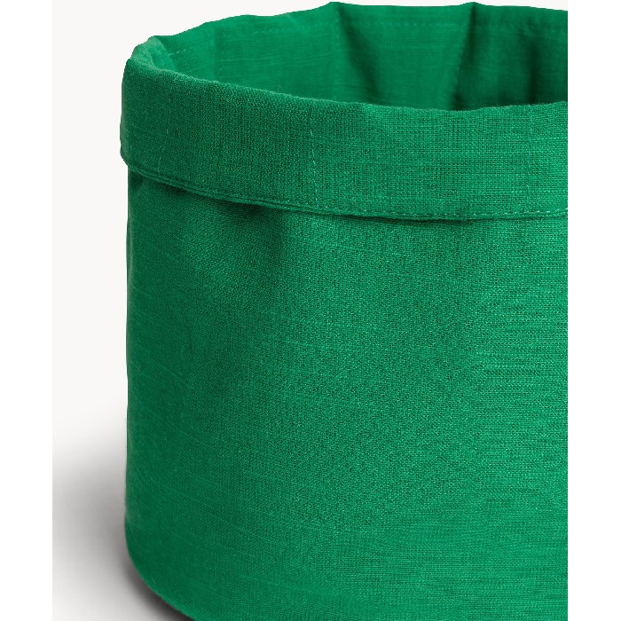 tableware/centrepieces-fruit-bowls/coincasa-solid-cotton-slub-round-basket