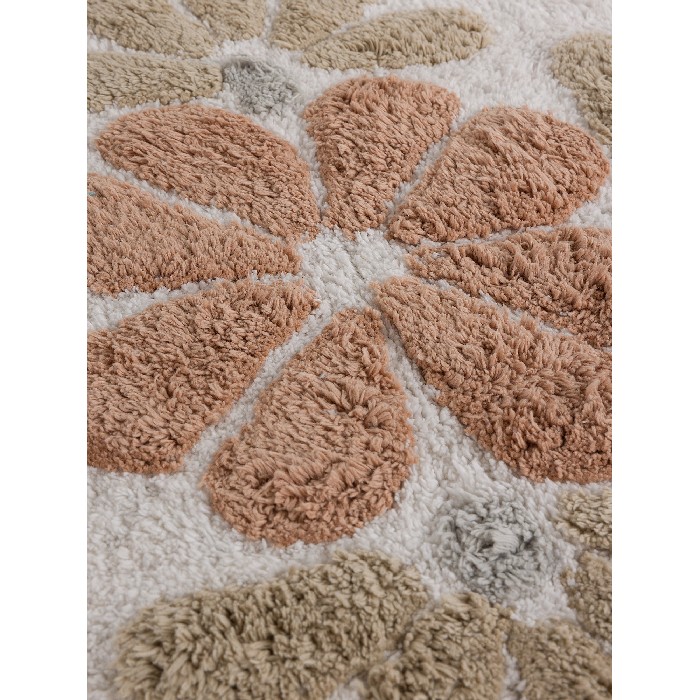home-textiles/bathroom-carpets/coincasa-cotton-bath-mat-with-floral-pattern-beige