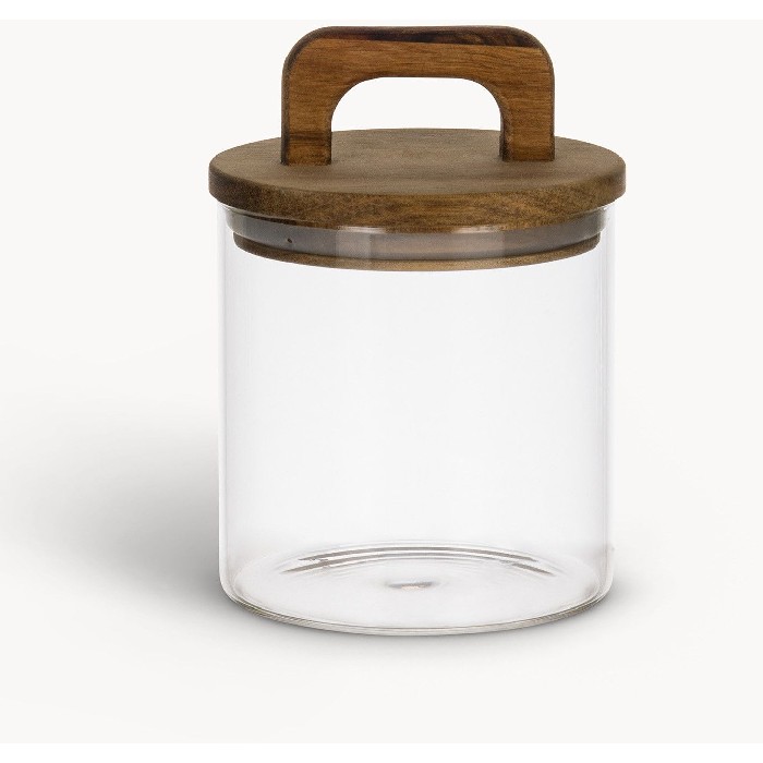 kitchenware/food-storage/coincasa-borosilicate-glass-jar-with-wooden-lid-7475850