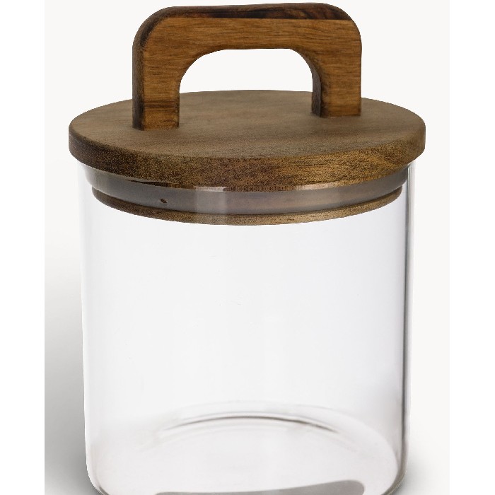 kitchenware/food-storage/coincasa-borosilicate-glass-jar-with-wooden-lid-7475850
