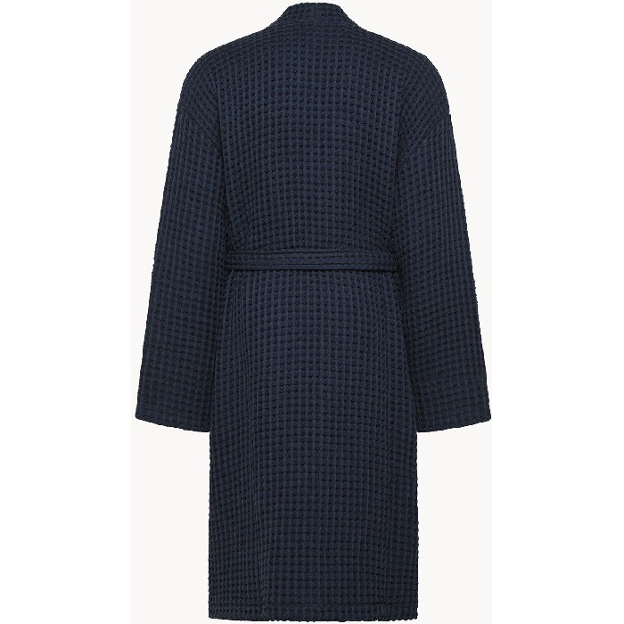home-textiles/bathrobes-dressing-gowns/coincasa-solid-color-honeycomb-cotton-bathrobe-7475906