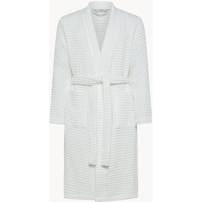 home-textiles/bathrobes-dressing-gowns/coincasa-solid-color-honeycomb-cotton-bathrobe-7475912