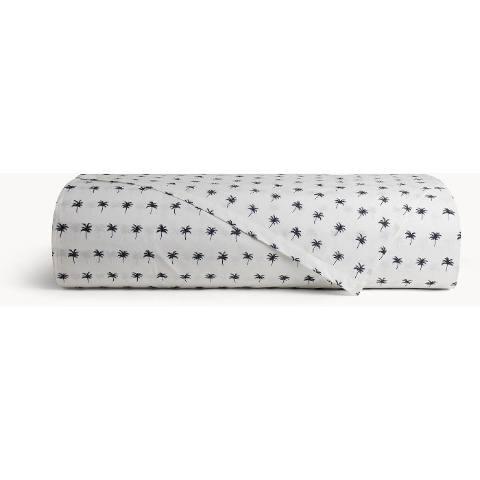 home-textiles/bed-sheets/coincasa-smooth-cotton-percale-sheet-with-palm-print