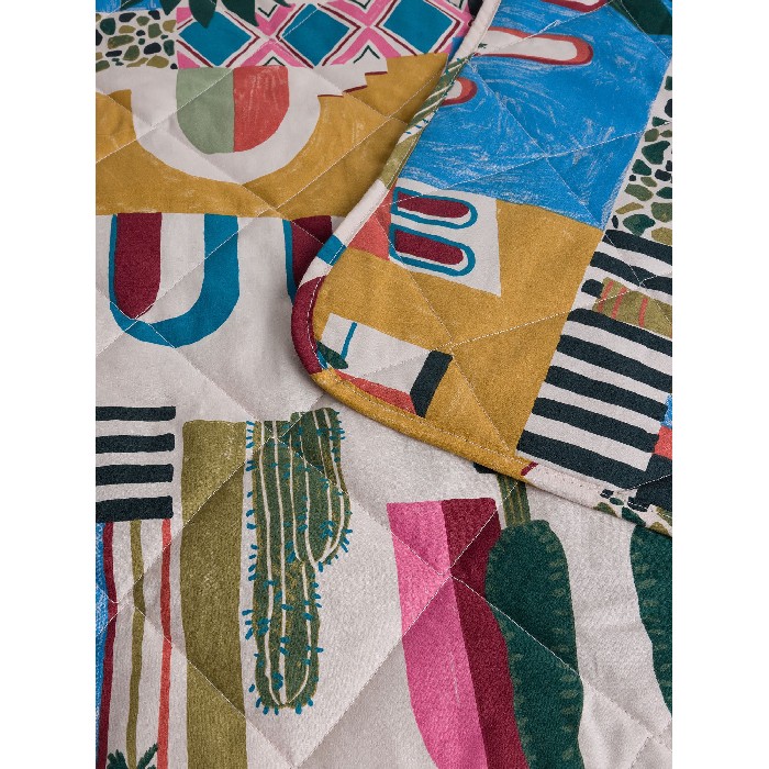 home-textiles/bedspreads-duvets-quilts/coincasa-ibiza-print-cotton-percale-quilt