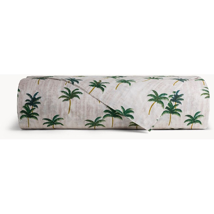 home-textiles/bed-sheets/coincasa-smooth-cotton-percale-palm-print-sheet