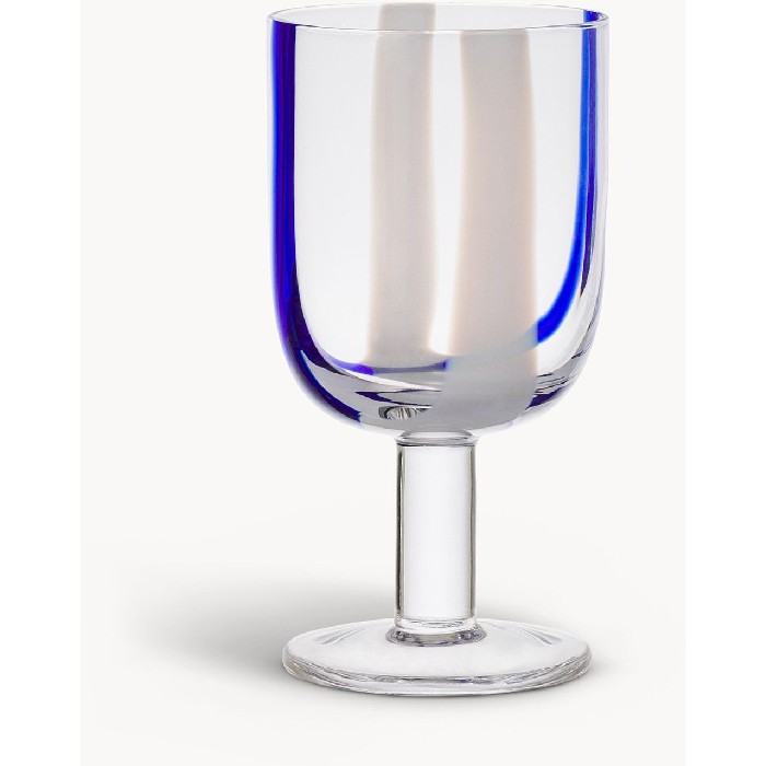 tableware/glassware/coincasa-striped-sodalime-glass-goblet