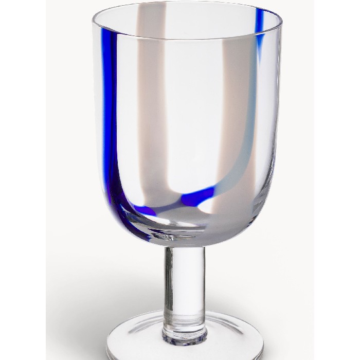 tableware/glassware/coincasa-striped-sodalime-glass-goblet