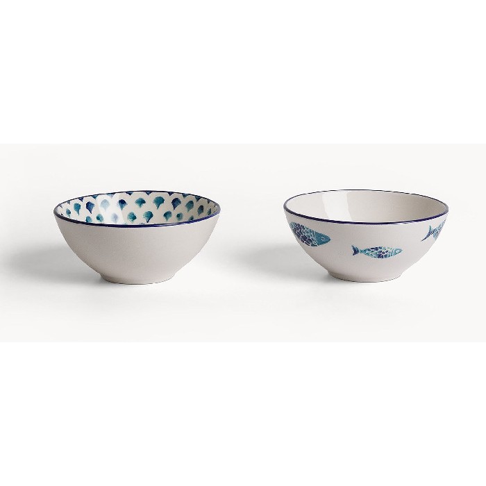 tableware/plates-bowls/coincasa-bow-with-hand-painted-fish-decoration