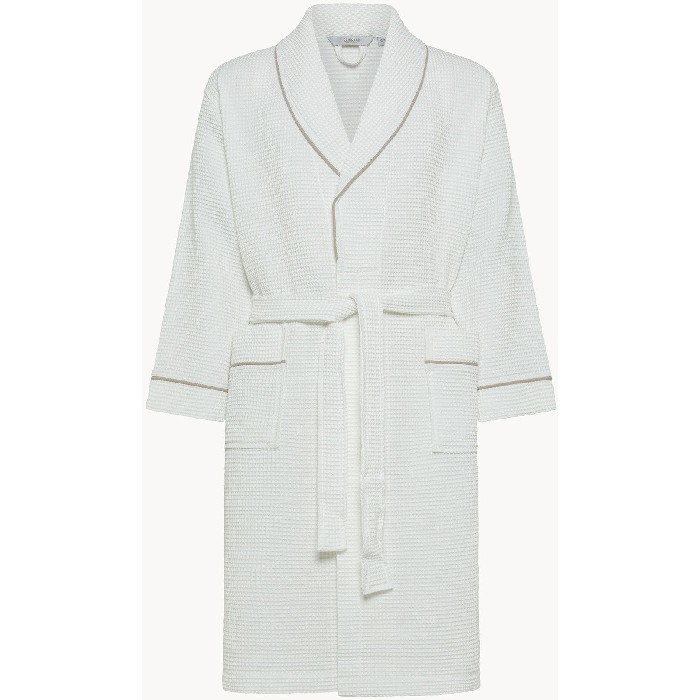 home-textiles/bathrobes-dressing-gowns/coincasa-cotton-bathrobe-with-contrasting-trim-7476704