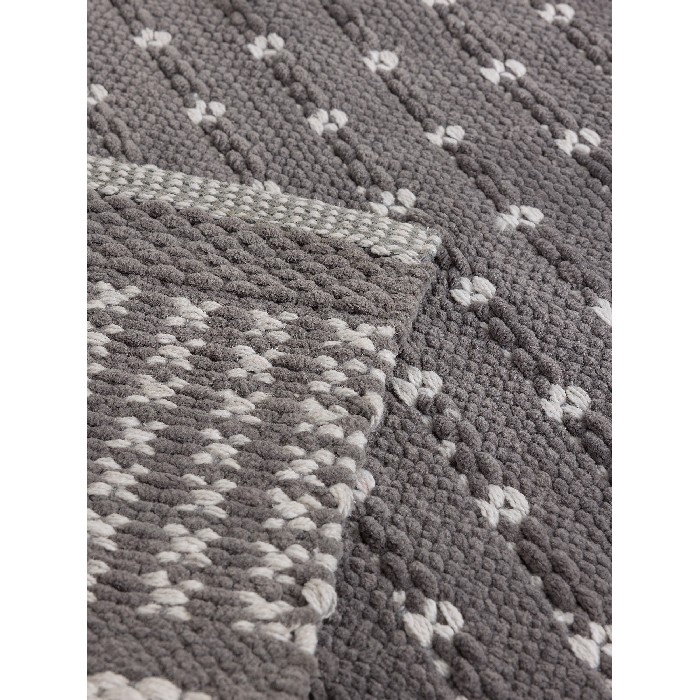 home-textiles/bathroom-carpets/coincasa-bath-mat-in-cotton-with-dots-grey