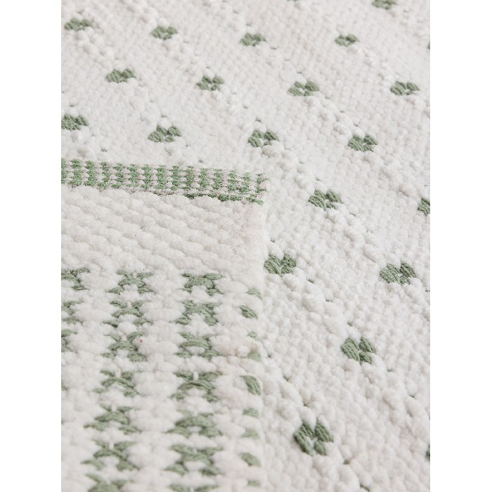 home-textiles/bathroom-carpets/coincasa-bath-mat-in-cotton-with-dots-green