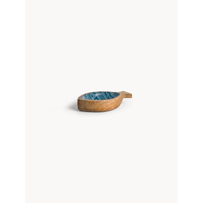 tableware/serveware/coincasa-mango-wood-fish-bowl-with-polyresin-coating