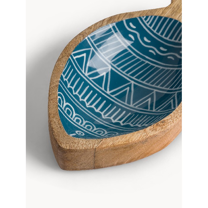 tableware/serveware/coincasa-mango-wood-fish-bowl-with-polyresin-coating