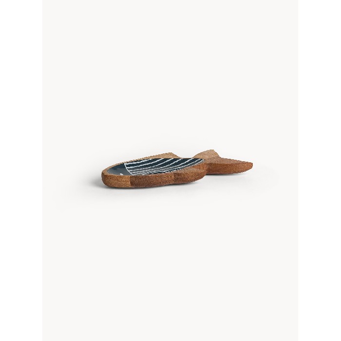 tableware/serveware/coincasa-mango-wood-fish-plate-with-polyresin-coating