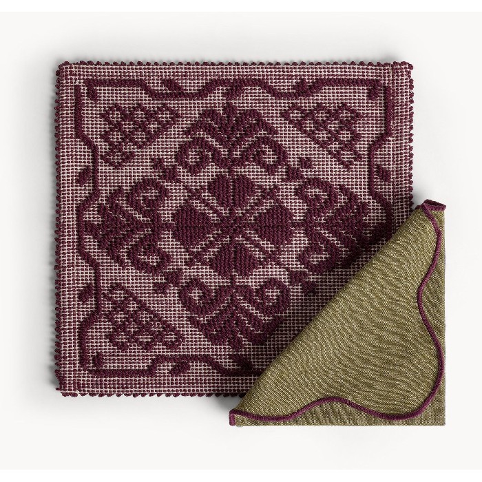 tableware/placemats-coasters-trivets/coincasa-sardinian-placemat-in-solid-color-pure-cotton-7477144