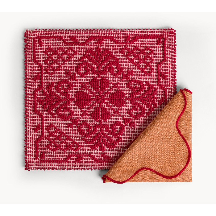tableware/placemats-coasters-trivets/coincasa-sardinian-placemat-in-solid-color-pure-cotton-7477153
