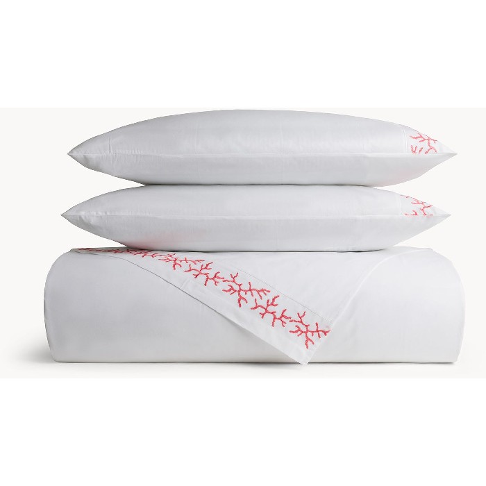 home-textiles/bed-sheets/coincasa-smooth-cotton-percale-sheet-with-coral-embroidery