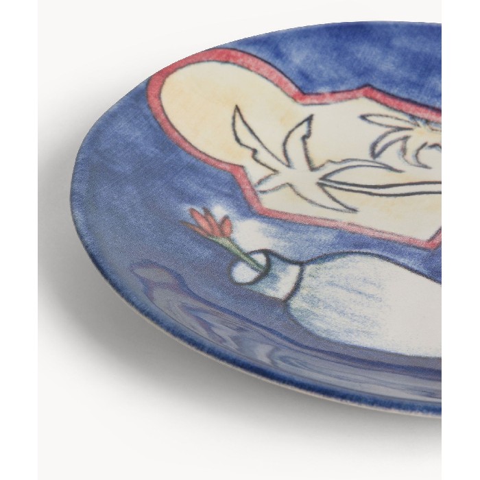 tableware/plates-bowls/coincasa-gypsy-hand-painted-fruit-plate