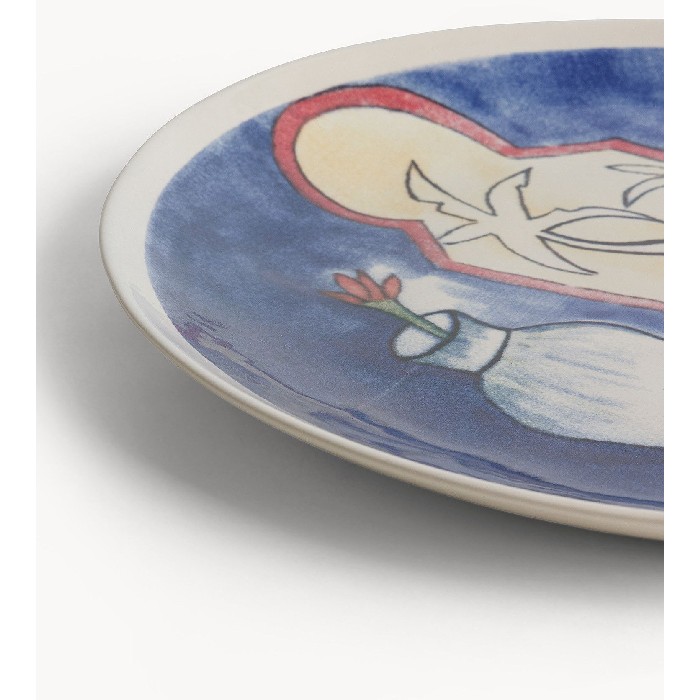 tableware/plates-bowls/coincasa-gypsy-hand-painted-serving-plate
